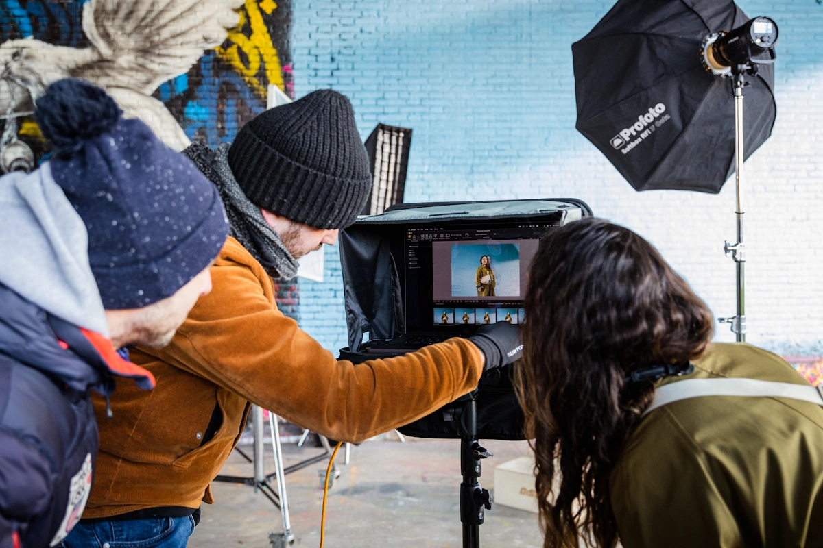 Johan Van der Hasselt tijdens een fotoshoot